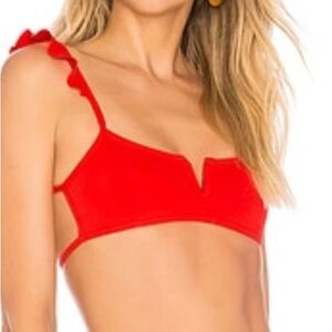 Kendall & Kylie Red Bikini Top